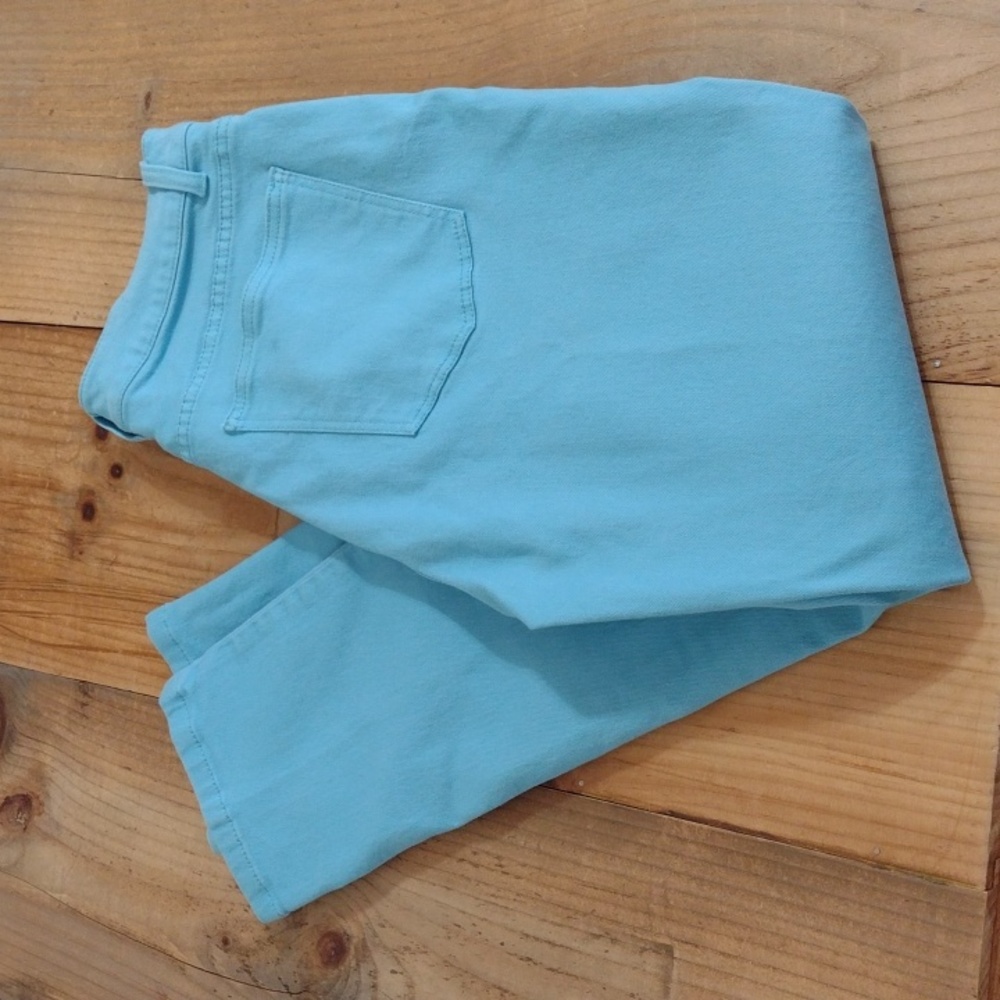 Talbots Sky Blue Curvy High Rise Stretch Ankle Jeans Size 8 - Picture 1 of 12